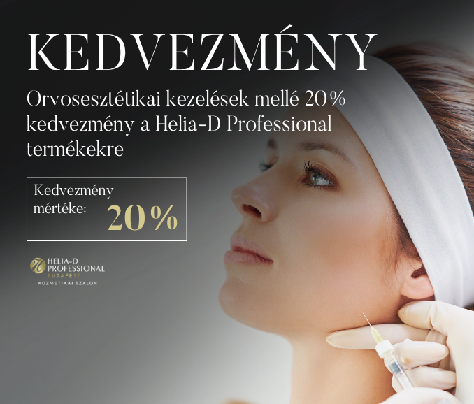 Orvosesztétikai kezelések mellé 20% kedvezmény